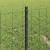 Gard Euro cu 11 Stâlpi Gri 0.4x25 m Metal GartenMobel Dekor