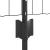 Gard Euro cu 11 Stâlpi Gri 0.4x25 m Metal GartenMobel Dekor