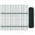 Posturi de Gard  11 pcs U-Channel Verde 60 cm Oțel, Gard Hexagonal  Verde 0.6x100 m Oțel GartenMobel Dekor