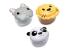 SET 3 RECIPIENTE HRANA BEBE, MELII, BULLDOG, RECHIN, PISICA CUTIE SuperHeroes ToysZone