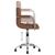 Scaun de birou pivotant, maro, material textil GartenMobel Dekor
