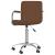 Scaun de birou pivotant, maro, material textil GartenMobel Dekor
