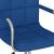 Scaun de birou pivotant, albastru, material textil GartenMobel Dekor