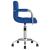 Scaun de birou pivotant, albastru, material textil GartenMobel Dekor