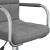 Scaun de birou pivotant, gri deschis, material textil GartenMobel Dekor