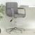 Scaun de birou pivotant, gri deschis, material textil GartenMobel Dekor