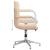 Scaun de birou pivotant, crem, material textil GartenMobel Dekor