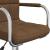 Scaun de birou pivotant, maro, material textil GartenMobel Dekor