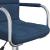 Scaun de birou pivotant, albastru, material textil GartenMobel Dekor