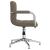 Scaun de birou pivotant, gri taupe, material textil GartenMobel Dekor