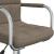 Scaun de birou pivotant, gri taupe, material textil GartenMobel Dekor