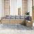 Set de Sofa de Grădină de 6 Piese cu Perne Bej Ratan Polimer Acacia GartenMobel Dekor