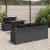 Set canapea grădină 6 piese cu perne Negru Poli Ratan GartenMobel Dekor