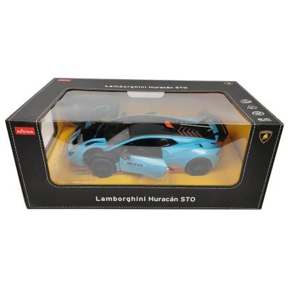 MASINA CU TELECOMANDA LAMBORGHINI HURACAN STO ALBASTRU SCARA 1 LA 14 SuperHeroes ToysZone