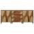Set de Mobilier pentru Baie  3 Piese Lemn Solid de Mango, Bufet  60x33x75 cm Lemn Solid de Mango GartenMobel Dekor