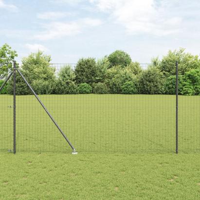 Stâlpi de gard cu vârf, 52 buc., Ø32 mm, 180 cm. oțel zincat GartenMobel Dekor