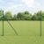 Gard Euro cu 7 Stâlpi 1.6x10 m Oțel Galvanizat Verde GartenMobel Dekor