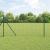 Euro Fence cu 7 stâlpi 1x10 m Oțel galvanizat Verde GartenMobel Dekor