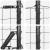 Euro Fence cu 7 Stâlpi 0.8x10 m Oțel Galvanizat Gri GartenMobel Dekor