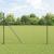Euro Fence cu 7 stâlpi 1.5x10 m Oțel galvanizat Gri GartenMobel Dekor