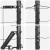 Euro Fence cu 7 stâlpi 1.5x10 m Oțel galvanizat Gri GartenMobel Dekor