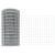 Euro Fence cu 13 stâlpi 0.8x25 m Oțel galvanizat GartenMobel Dekor