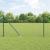 Împrejmuire Euro cu 7 Picioare cu Vârf 1x10 m Oțel Galvanizat Verde GartenMobel Dekor
