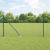 Euro Fence cu 7 stâlpi cu vârf 1.4x10 m Oțel galvanizat Verde GartenMobel Dekor