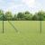 Euro Fence cu 7 posturi cu vârf 1x10 m oțel galvanizat verde GartenMobel Dekor