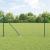 Gard Euro cu 13 stâlpi cu vârf 1.2x25 m Oțel galvanizat Verde GartenMobel Dekor