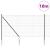 Euro Fence cu 7 Posturi Spike 1.4x10 m Oțel Galvanizat Gri GartenMobel Dekor