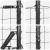 Euro Fence cu 7 Posturi Spike 1.4x10 m Oțel Galvanizat Gri GartenMobel Dekor