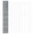 Gard Euro cu 7 stâlpi cu vârf 1.5x10 m din oțel galvanizat GartenMobel Dekor
