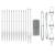 Euro Fence cu 13 Posturi Spike 0.6x25 m Oțel Galvanizat GartenMobel Dekor