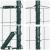 VidaXL Euro Fence cu 7 Stâlpi Flanșați 1.2x10 m Oțel Galvanizat GartenMobel Dekor