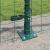 Gard Euro cu 7 stâlpi flansați 0.4x10 m oțel galvanizat GartenMobel Dekor