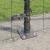Gard Euro cu 7 Stâlpi Flanșați 1.6x10 m Oțel Galvanizat GartenMobel Dekor