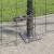 Împrejmuire Euro cu 13 stâlpi flanșați 1x25 m Oțel galvanizat GartenMobel Dekor