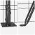 Gard Euro cu 13 Stâlpi cu Flanșă 0.4x50 m Oțel galvanizat GartenMobel Dekor