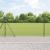 Euro Fence cu 7 stâlpi flanșați 1x10 m Oțel galvanizat GartenMobel Dekor