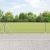 Euro Fence cu 7 stâlpi flangați 0.6x10 m Oțel galvanizat GartenMobel Dekor
