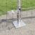 Gard Euro cu 13 Posturi Flansate 0.4x25 m Oțel Galvanizat GartenMobel Dekor