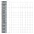 Gard Euro cu 13 stâlpi flanșați 1x25 m Oțel galvanizat GartenMobel Dekor