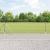 Euro Fence cu 13 stâlpi flanșați 0.4x25 m Oțel galvanizat GartenMobel Dekor