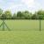 Gard metalic sudat cu 7 stâlpi Verde 0.4x10 m Oțel GartenMobel Dekor