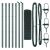 Set Stâlpi de Gard Set de 2 Verde Metal 10 x 0.5 m Durabil GartenMobel Dekor