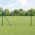 Set de stâlpi pentru gard Set de 2 Verde Plasă metalică 10 x 1 m GartenMobel Dekor