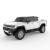 MASINA CU TELECOMANDA HUMMER EV ALB CU SCARA 1 LA 24 SuperHeroes ToysZone