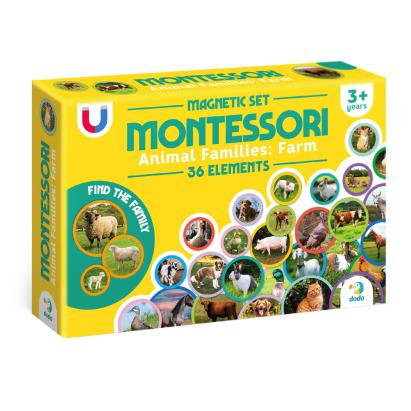 Set magneti Montessori - Animale de la ferma PlayLearn Toys