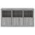 Servantă cu lumini LED, gri sonoma, 123x37x67 cm GartenMobel Dekor